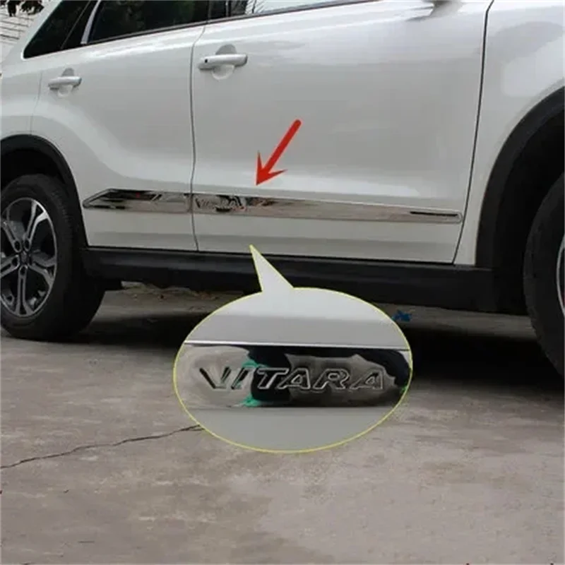 For Suzuki Vitara 2016-2017-2018 High-quality Stainless Steel Body Decoration Trim Anti-scratch Protection Car Accessories
For Suzuki Vitara 2016-2017-2018 High-quality Stainless Steel Body Decoration Trim Anti-scratch Protection Car Accessories