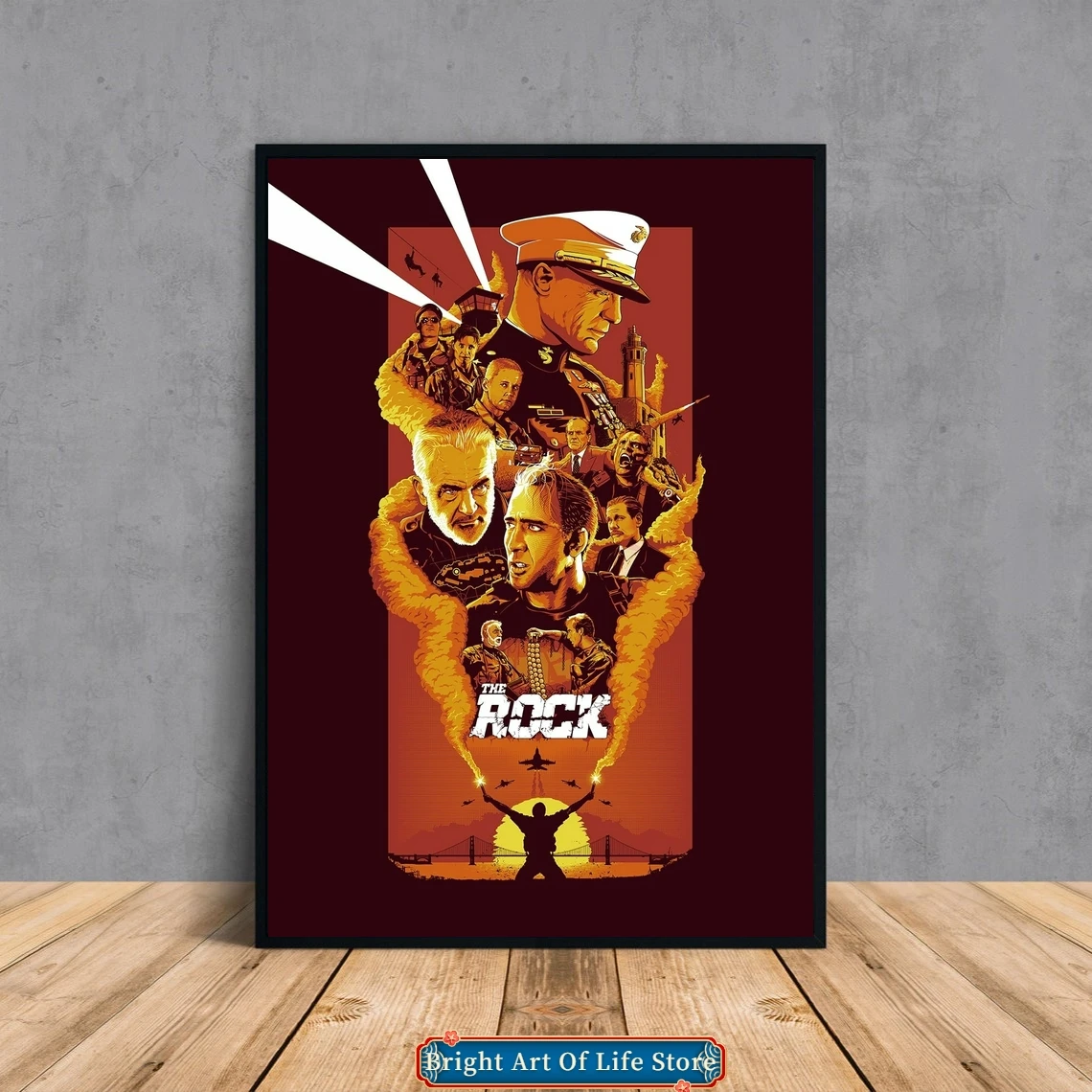 The Rock (1996) Movie Poster Star Photo Cover Photo Print Apartment Home Decor Wall Painting (No Frame)
The Rock (1996) Movie Poster Star Photo Cover Photo Print Apartment Home Decor Wall Painting (No Frame)