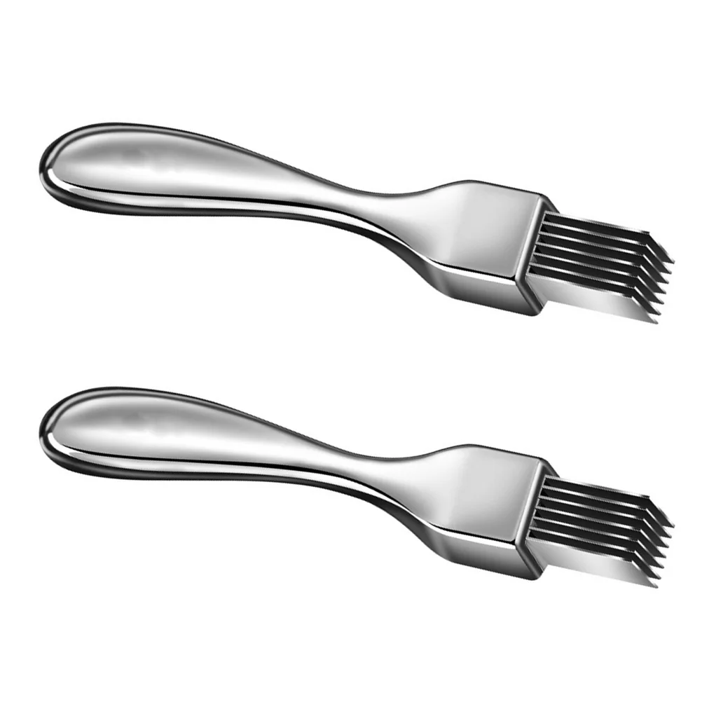 2pcs Stainless Steel Scallion Multi-Functional Vegetable Cutter Practical Kitchen Gadget Ergonomic Handle Easy To Clean
2pcs Stainless Steel Scallion Multi-Functional Vegetable Cutter Practical Kitchen Gadget Ergonomic Handle Easy To Clean