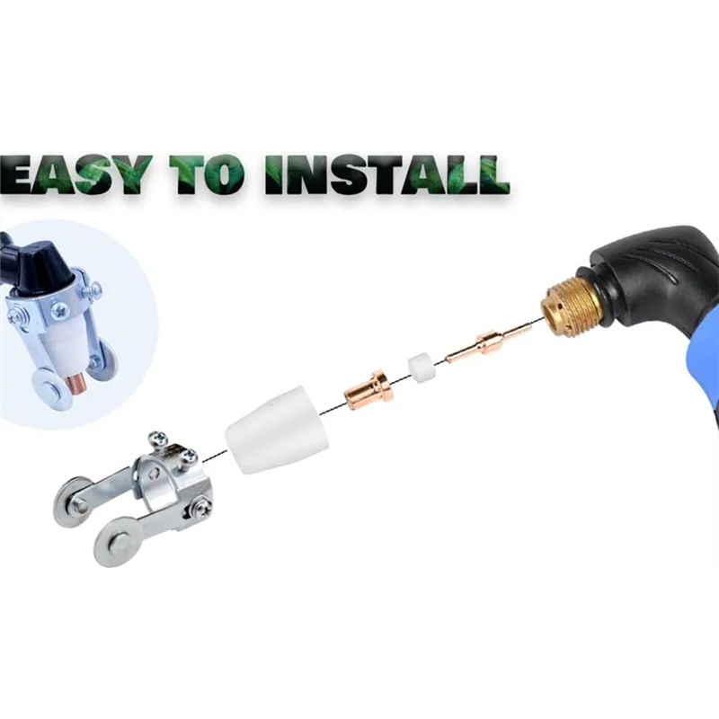 AT21-PT31 61 шт. расходные материалы для плазменной резки включают роликовую направляющую PT-31 подходят для CUT-40 CUT-45 CUT-50D JG-40 CT-312 сопла электрода
AT21-PT31 61 шт. расходные материалы для плазменной резки включают роликовую направляющую PT-31 подходят для CUT-40 CUT-45 CUT-50D JG-40 CT-312 сопла электрода