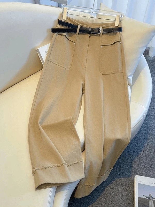 High Waist Straight Leg Jeans Women's Summer New Small Size Slimming Nine Crop Casual Wide Leg Pants Commute Style Pure Color
High Waist Straight Leg Jeans Women's Summer New Small Size Slimming Nine Crop Casual Wide Leg Pants Commute Style Pure Color
