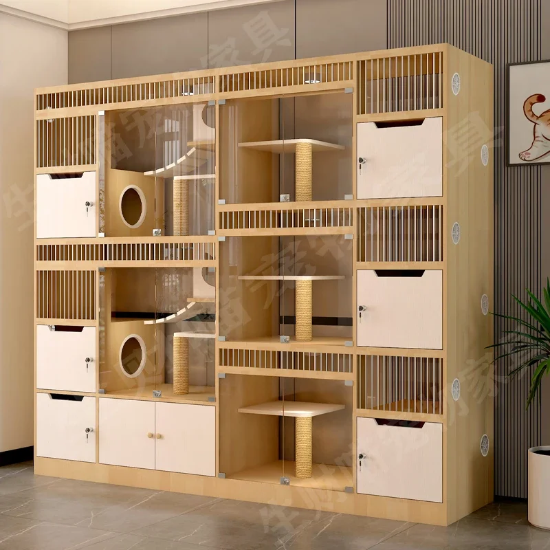 Display cabinet villa Solid wood cage delivery room Breeding cabinet Luxury large cat house Three-layer cabinet Cat
Display cabinet villa Solid wood cage delivery room Breeding cabinet Luxury large cat house Three-layer cabinet Cat