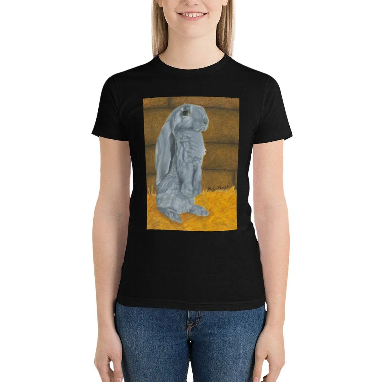 Standing Bunny T-Shirt cute clothes shirts graphic tees summer clothes vintage clothes tops Women
Standing Bunny T-Shirt cute clothes shirts graphic tees summer clothes vintage clothes tops Women