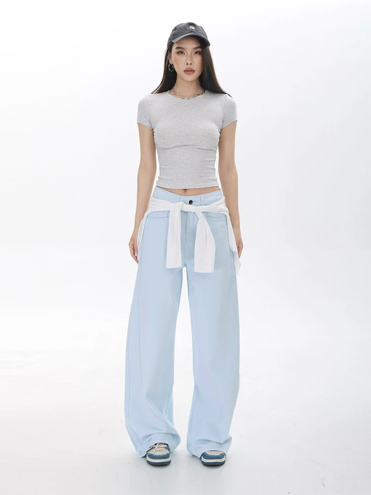 High Waist Wide Leg Blue Jeans Women Summer Loose Drapey Water System Floor Length Pants Girls Jeans High Waist Loose Fit
High Waist Wide Leg Blue Jeans Women Summer Loose Drapey Water System Floor Length Pants Girls Jeans High Waist Loose Fit
