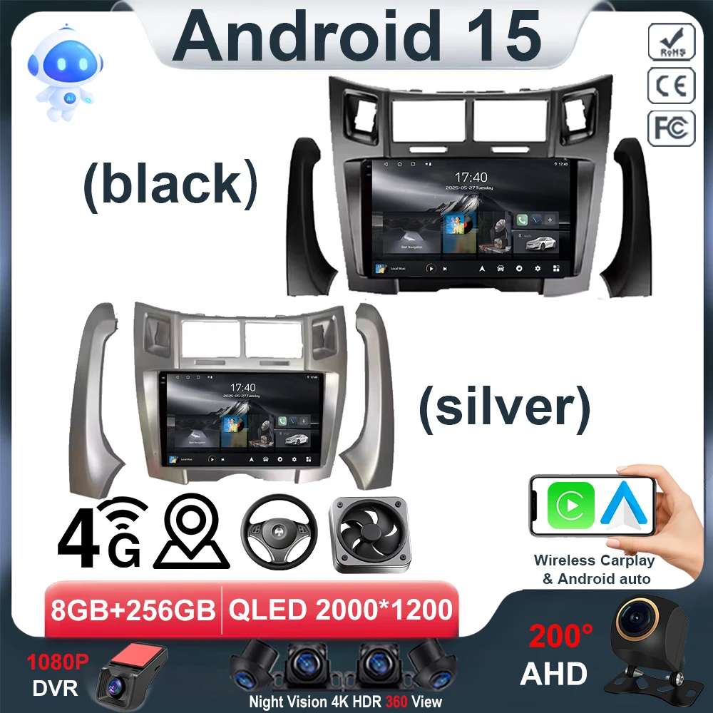 For Toyota Yaris Vizi 2005 2006 2007 - 2012 Carplay Car Multimedia Player Radio XP90 Car Radio Android 15 Auto GPS Navigator
For Toyota Yaris Vizi 2005 2006 2007 - 2012 Carplay Car Multimedia Player Radio XP90 Car Radio Android 15 Auto GPS Navigator
