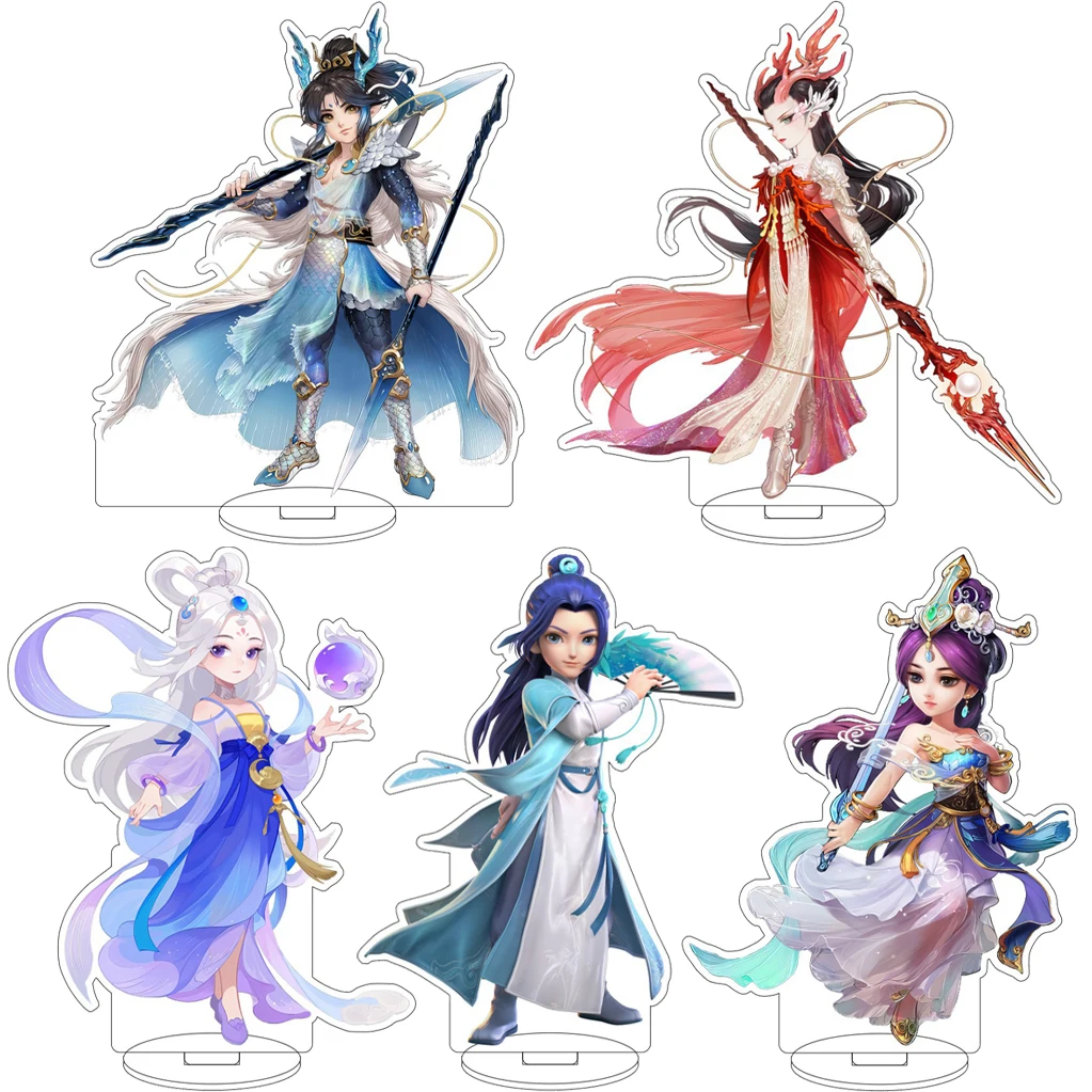 16CM Anime Game Fantasy Westward Journey Online Swordsman Pontiff Moth Fairy Werewolf Cos Acrylic Figure Stand Gifts Ornaments
16CM Anime Game Fantasy Westward Journey Online Swordsman Pontiff Moth Fairy Werewolf Cos Acrylic Figure Stand Gifts Ornaments