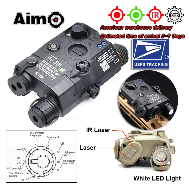 WADSN Tactical Airsoft PEQ-15 PEQ15 Red Dot Green IR Laser Indicator Weapon Scout Light NGAL DBAL M600 LED Strobe Flashlight
WADSN Tactical Airsoft PEQ-15 PEQ15 Red Dot Green IR Laser Indicator Weapon Scout Light NGAL DBAL M600 LED Strobe Flashlight