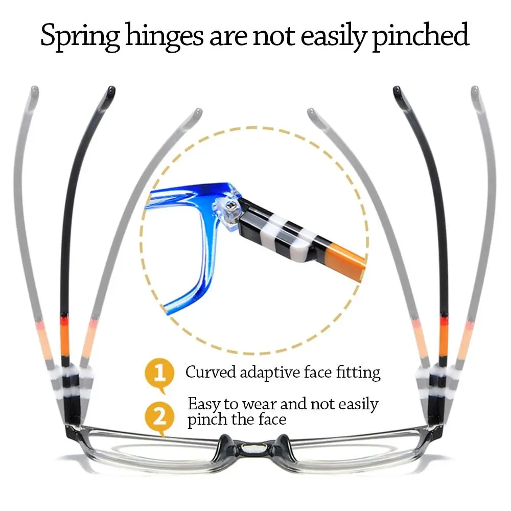 Очки для чтения с защитой от синего света, прогрессивные, мультифокальные, для ближнего и дальнего зрения, квадратные, ультралегкие, для защиты глаз
Очки для чтения с защитой от синего света, прогрессивные, мультифокальные, для ближнего и дальнего зрения, квадратные, ультралегкие, для защиты глаз
