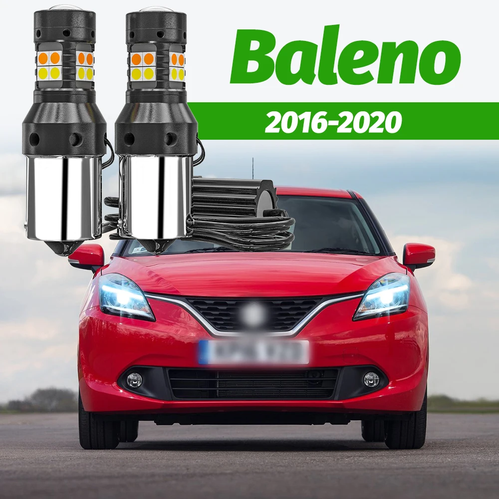 2 шт. двухрежимный указатель поворота + дневные ходовые огни, аксессуары, светодиодные DRL для Suzuki Baleno 2016-2020 2017 2018 2019
2 шт. двухрежимный указатель поворота + дневные ходовые огни, аксессуары, светодиодные DRL для Suzuki Baleno 2016-2020 2017 2018 2019