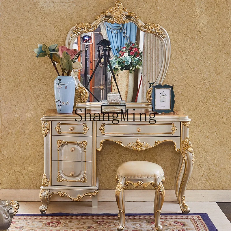 CL Table Bedroom Luxury Carved Solid Wood Master Bedroom High-end Princess Makeup Table Dressing Table Set
CL Table Bedroom Luxury Carved Solid Wood Master Bedroom High-end Princess Makeup Table Dressing Table Set