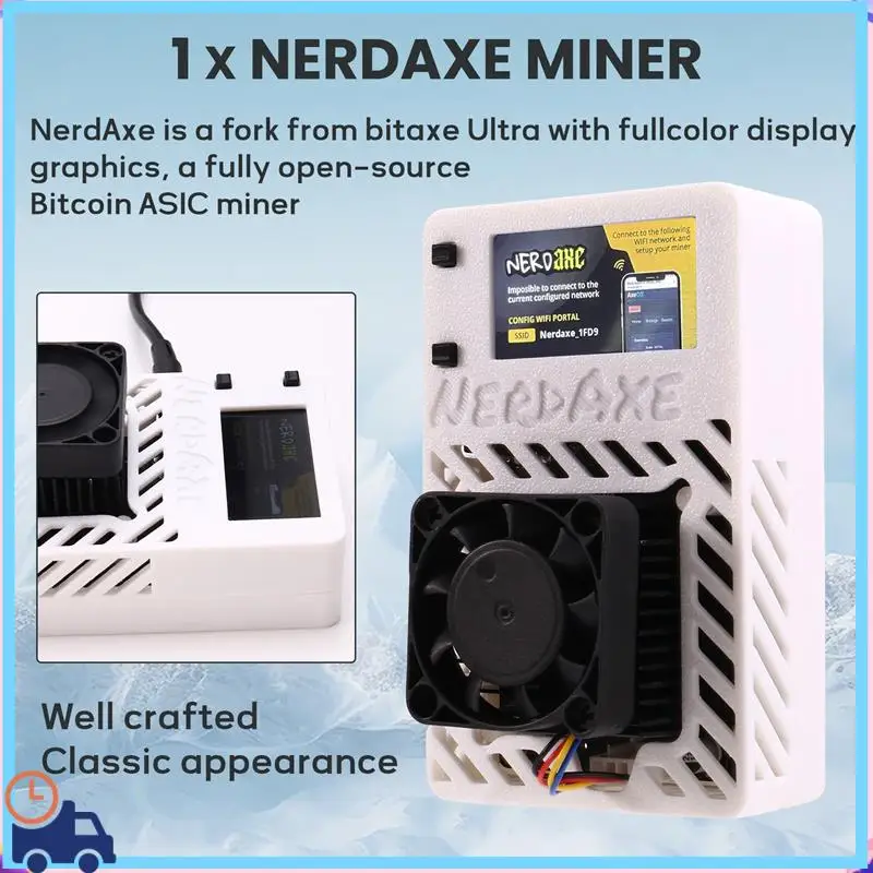 Новейший майнер Nerdaxe Bitaxe BM1366 ASIC Chip 500Gh/S Nerdminer Lottery Mining Miner Solo Lottery BTC Miner UK PLUG
Новейший майнер Nerdaxe Bitaxe BM1366 ASIC Chip 500Gh/S Nerdminer Lottery Mining Miner Solo Lottery BTC Miner UK PLUG