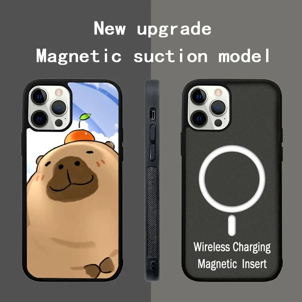 Kapibala Animal For Phone Case For IPhone 15 14 13 Pro Max 11 12 Mini Alex Mirror For Magsafe Wireless Charging Cover
Kapibala Animal For Phone Case For IPhone 15 14 13 Pro Max 11 12 Mini Alex Mirror For Magsafe Wireless Charging Cover