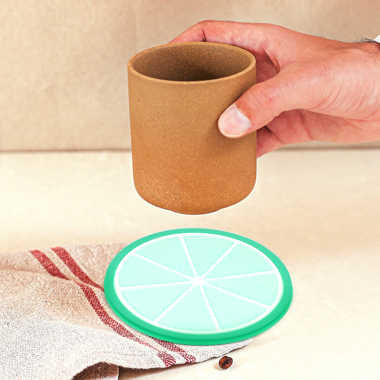 10pcs Silicone Coasters Fruit Pattern Heat Resistant Anti Slip Round Mat for Coffee Cup Tea Mug Home Cafe Decor
10pcs Silicone Coasters Fruit Pattern Heat Resistant Anti Slip Round Mat for Coffee Cup Tea Mug Home Cafe Decor