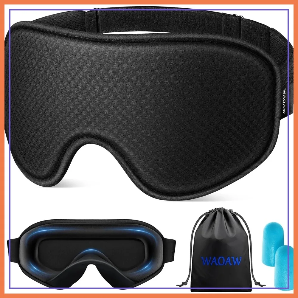 3D Breathable Sleep Mask for Travel - Adjustable Light Blocking Eye Mask for Sleeping
3D Breathable Sleep Mask for Travel - Adjustable Light Blocking Eye Mask for Sleeping