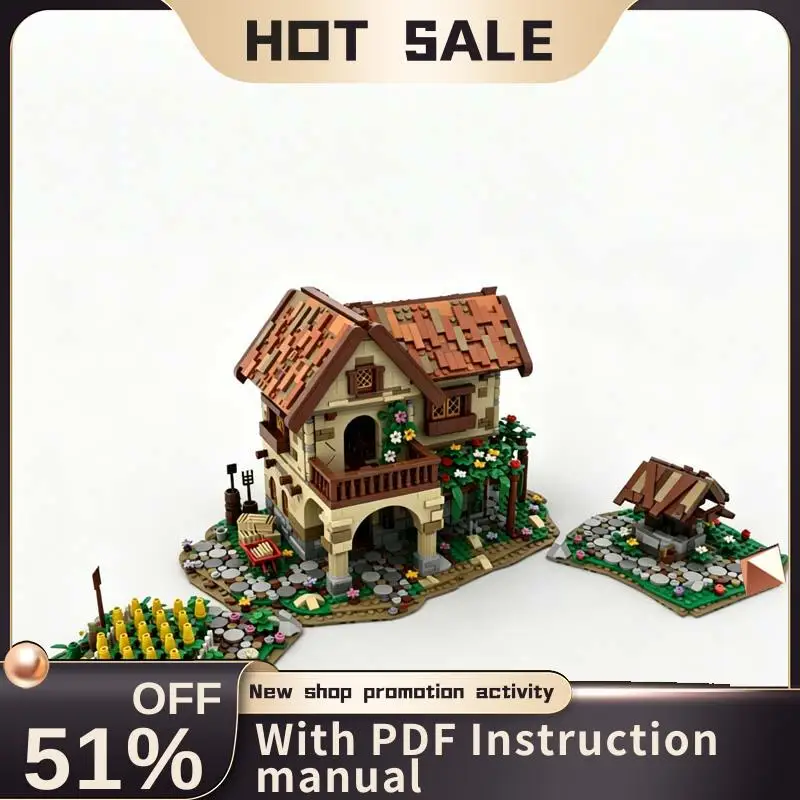 New 3227Pcs Moc European Medieval Street View Farm House Model Diy Creative Ideas Bricks Toy Birthday Gift Building Blocks
New 3227Pcs Moc European Medieval Street View Farm House Model Diy Creative Ideas Bricks Toy Birthday Gift Building Blocks