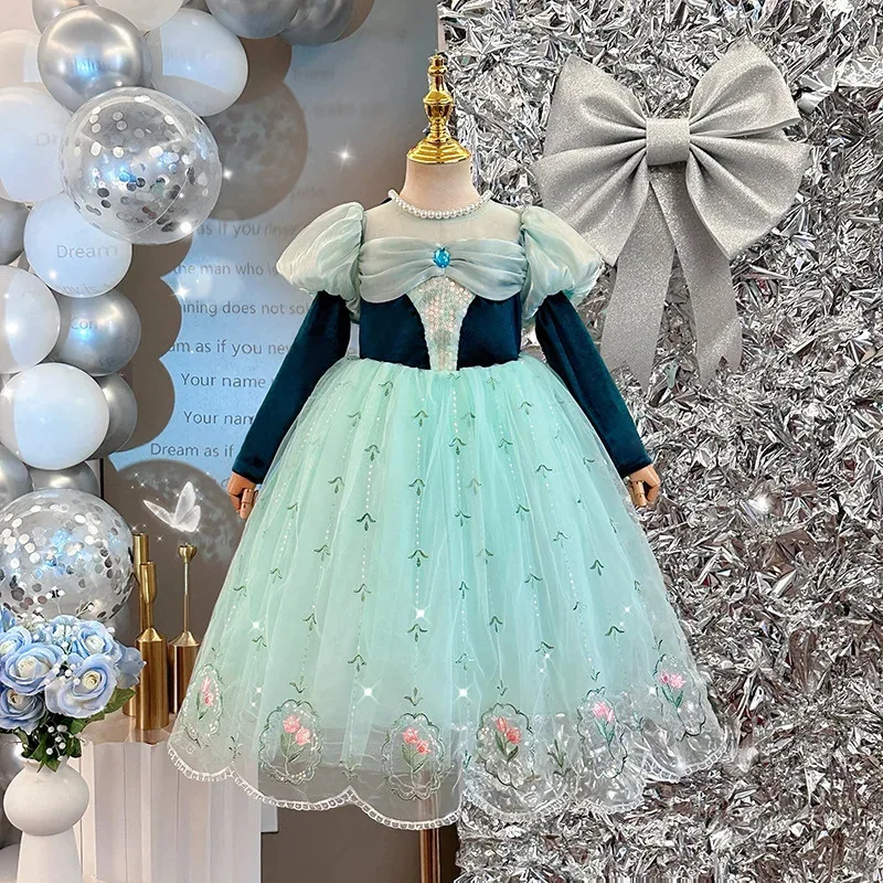 Anna Long Sleeves Deluxe Princess Dress Girl Cosplay Costume Children Halloween Carnival Christmas Party Kid Clothing
Anna Long Sleeves Deluxe Princess Dress Girl Cosplay Costume Children Halloween Carnival Christmas Party Kid Clothing