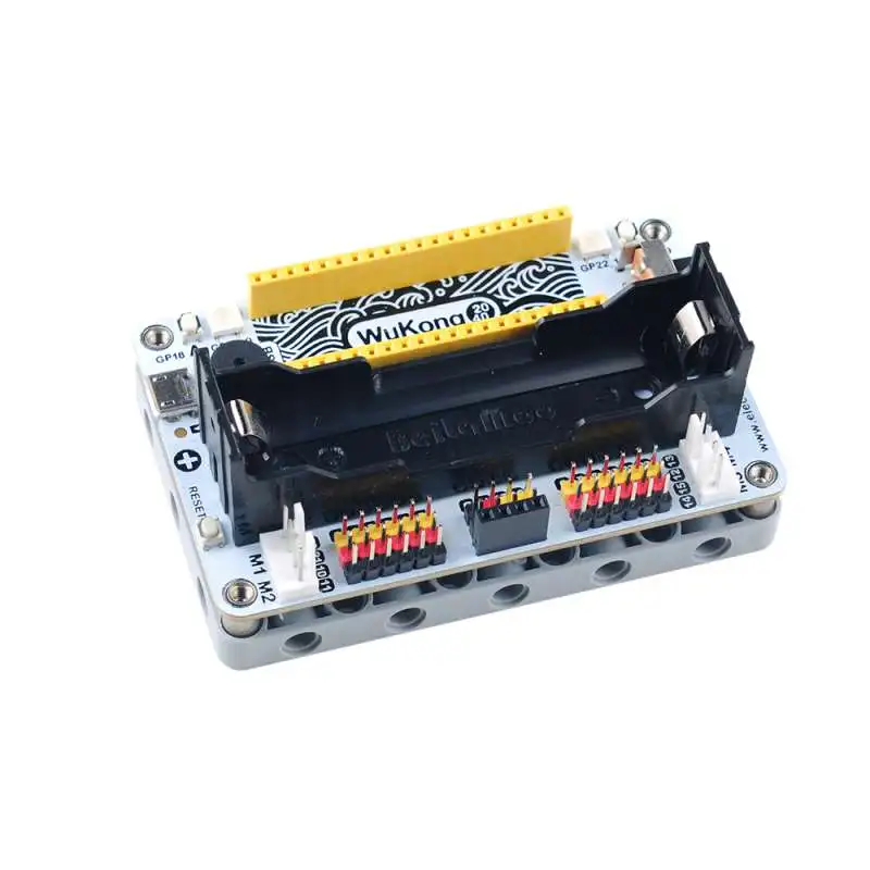 ELECFREAKS Wukong2040 Breakout Board for Raspberry Pi Pico with MicroBlocks & Python Support, 18650 Battery Compatible