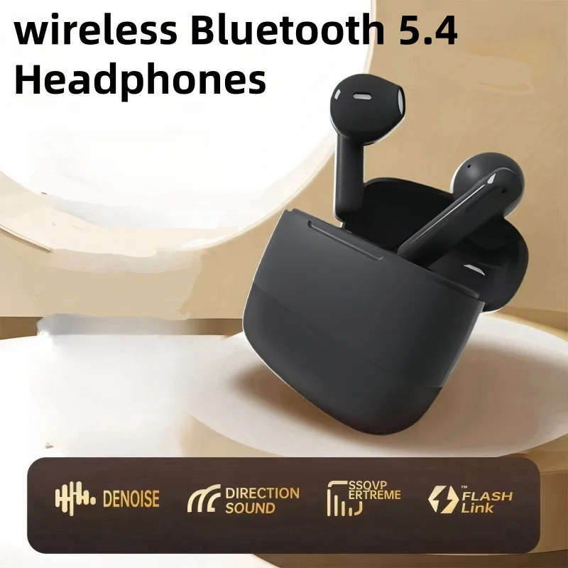Bluetooth 5.4 Headphone TWS in-ear Wireless Earphones Waterproof HiFi Earbuds Noise Cancelling Gaming Sports Headset With Mic
Bluetooth 5.4 Headphone TWS in-ear Wireless Earphones Waterproof HiFi Earbuds Noise Cancelling Gaming Sports Headset With Mic