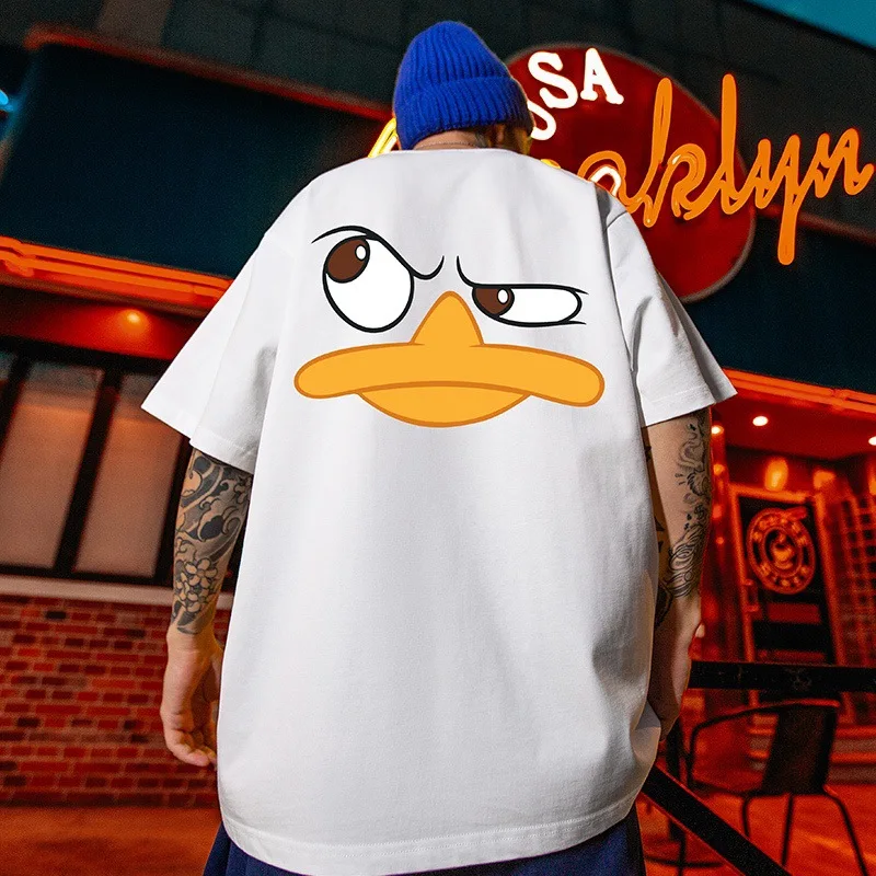 Men Oversized T Shirt Hip Hop Streetwear Cartoon Duck Print Tshirt Harajuku Cotton Short Sleeve T-Shirt 5XL
Men Oversized T Shirt Hip Hop Streetwear Cartoon Duck Print Tshirt Harajuku Cotton Short Sleeve T-Shirt 5XL