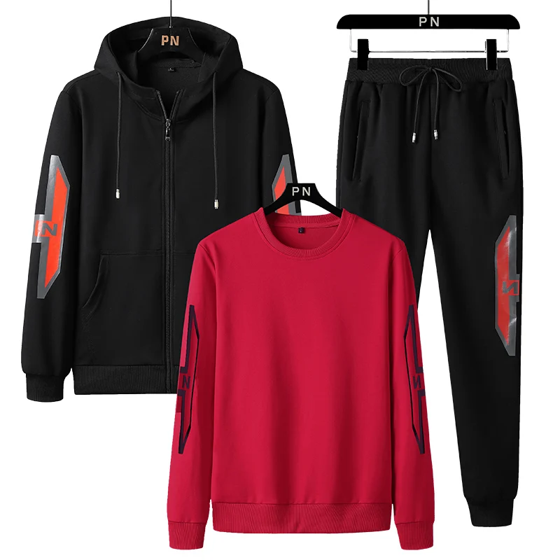 New Oversize Tracksuit for Men Sports Suit 70%Cotton Hooded Cardigan Men 3-piece Set Tide Asia Size M-8XL in Spring and Fall
New Oversize Tracksuit for Men Sports Suit 70%Cotton Hooded Cardigan Men 3-piece Set Tide Asia Size M-8XL in Spring and Fall