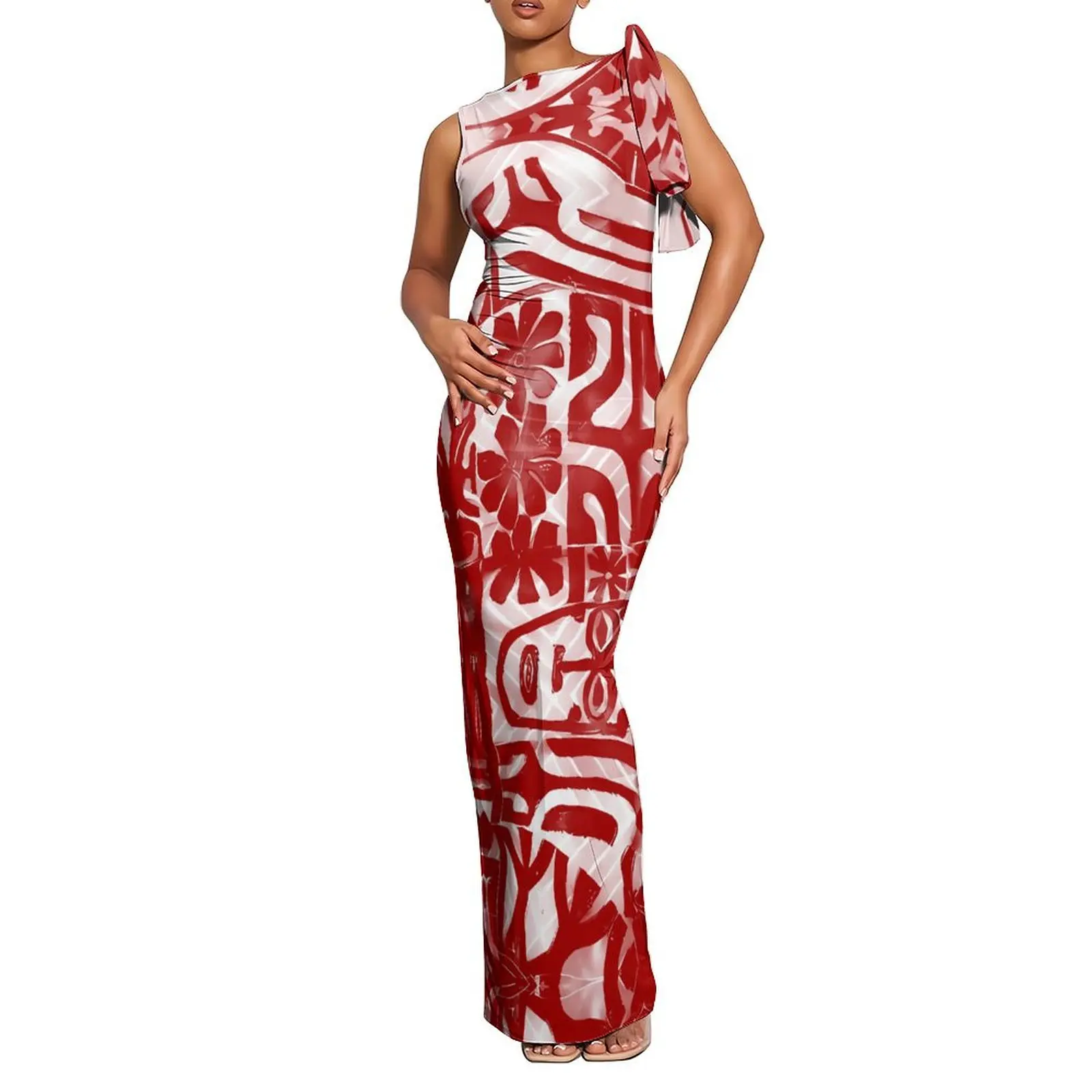 Support Custom Summer Women'S Short Sleeve V-Neck Skirt Fashion Casual Pocket Dress With Pacific Island Art Pattern
Support Custom Summer Women'S Short Sleeve V-Neck Skirt Fashion Casual Pocket Dress With Pacific Island Art Pattern