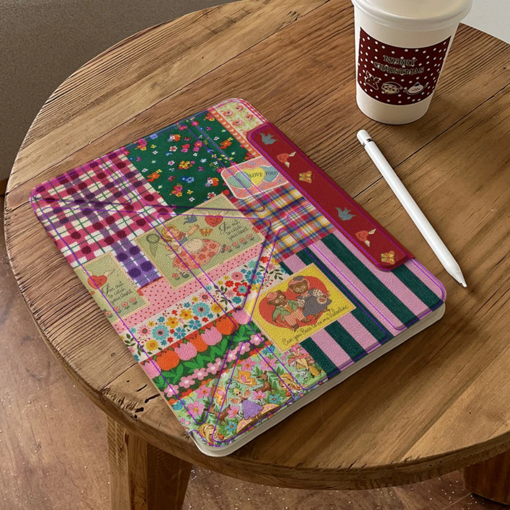 Retro Patchwork For Magnetic Tablet Case For iPad Pro 11 12.9 13 M4 M3 M5 Shell 8.3 9.7 10.2 5/6/7/8/9 10/11th Air 3 4 5 6 Cover
Retro Patchwork For Magnetic Tablet Case For iPad Pro 11 12.9 13 M4 M3 M5 Shell 8.3 9.7 10.2 5/6/7/8/9 10/11th Air 3 4 5 6 Cover