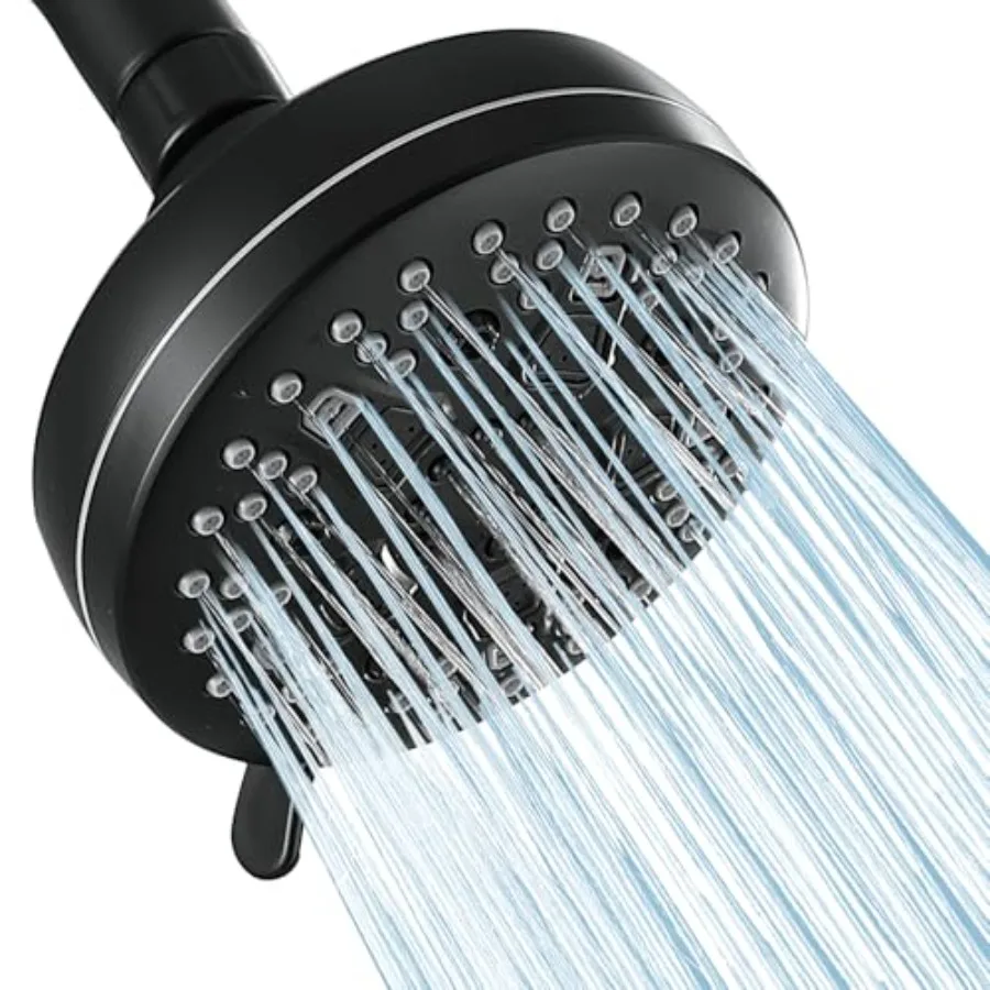 High Pressure Shower Head, 7-Spray Mode Adjustable Showerhead with 4-Inch Round Head, High Flow Handheld Shower for Low Water P
High Pressure Shower Head, 7-Spray Mode Adjustable Showerhead with 4-Inch Round Head, High Flow Handheld Shower for Low Water P