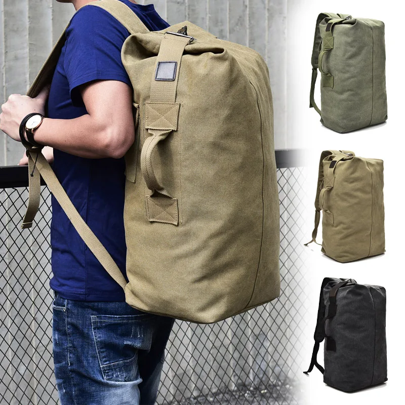 Retro Large-Capacity Backpack, Travel Bag, Student School Bag, Outdoor Travel Sports Canvas Backpack, Trendy Men's Bag
Retro Large-Capacity Backpack, Travel Bag, Student School Bag, Outdoor Travel Sports Canvas Backpack, Trendy Men's Bag