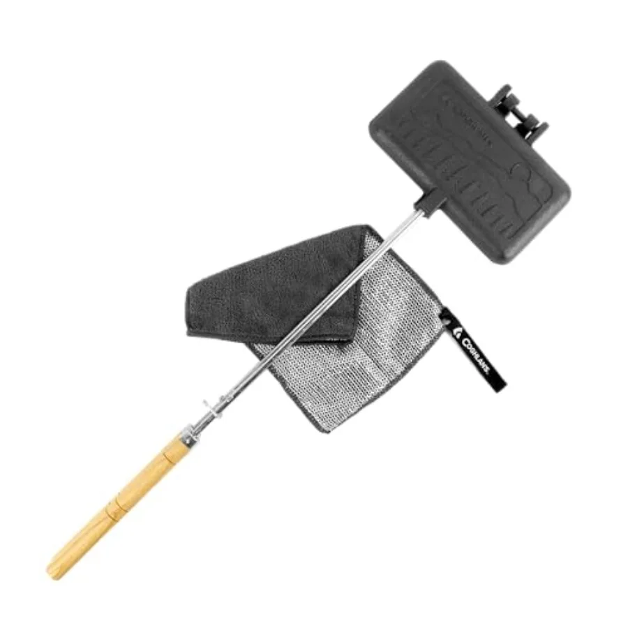 Cast Iron Camp Cooker - Pre-Seasoned Pie Iron Sandwich Maker with Heat-Resistant Removable Handles Easy-to-Clean for Toasted Pi
Cast Iron Camp Cooker - Pre-Seasoned Pie Iron Sandwich Maker with Heat-Resistant Removable Handles Easy-to-Clean for Toasted Pi