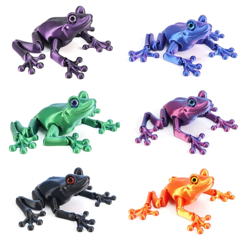 3D Tree Frog Joint Movable Frog Ant Crab Ornaments Kitchen Home Decoration Offices Funny Animal Desk Toys
3D Tree Frog Joint Movable Frog Ant Crab Ornaments Kitchen Home Decoration Offices Funny Animal Desk Toys