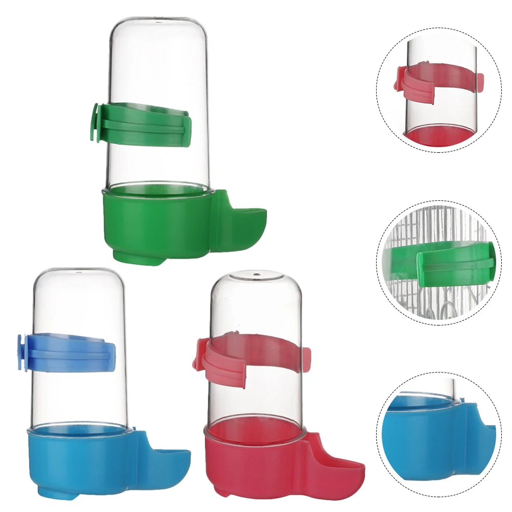 3pcs Bird Drinker Water Feeders Automatic Parrot Cage Bottle Feeding Supplies Durable Premium Material Easy Breeding
3pcs Bird Drinker Water Feeders Automatic Parrot Cage Bottle Feeding Supplies Durable Premium Material Easy Breeding