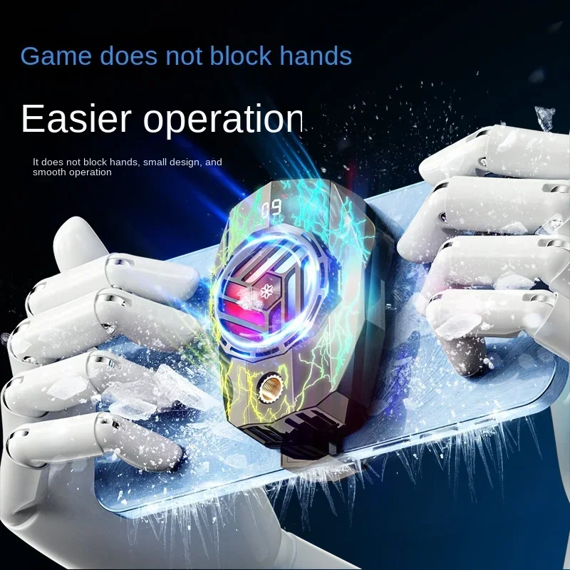 K10 Portable Mobile Phone Game Cooler Semiconductor Radiator with Temperature Display Fast Cooling Fan for IPhone/Samsung/Xiaomi
K10 Portable Mobile Phone Game Cooler Semiconductor Radiator with Temperature Display Fast Cooling Fan for IPhone/Samsung/Xiaomi
