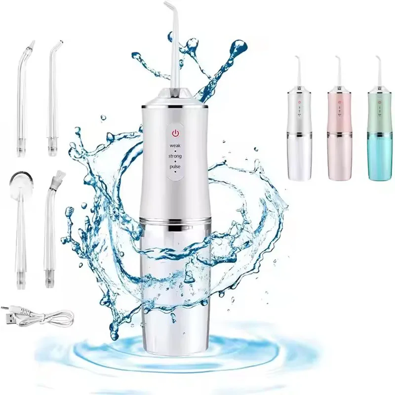 Портативный ирригатор высокого давления для гигиены полости рта, зубная нить, водяная нить, струйная нить для очистки рта, средство для мытья рта, очиститель зубов для душа
Портативный ирригатор высокого давления для гигиены полости рта, зубная нить, водяная нить, струйная нить для очистки рта, средство для мытья рта, очиститель зубов для душа