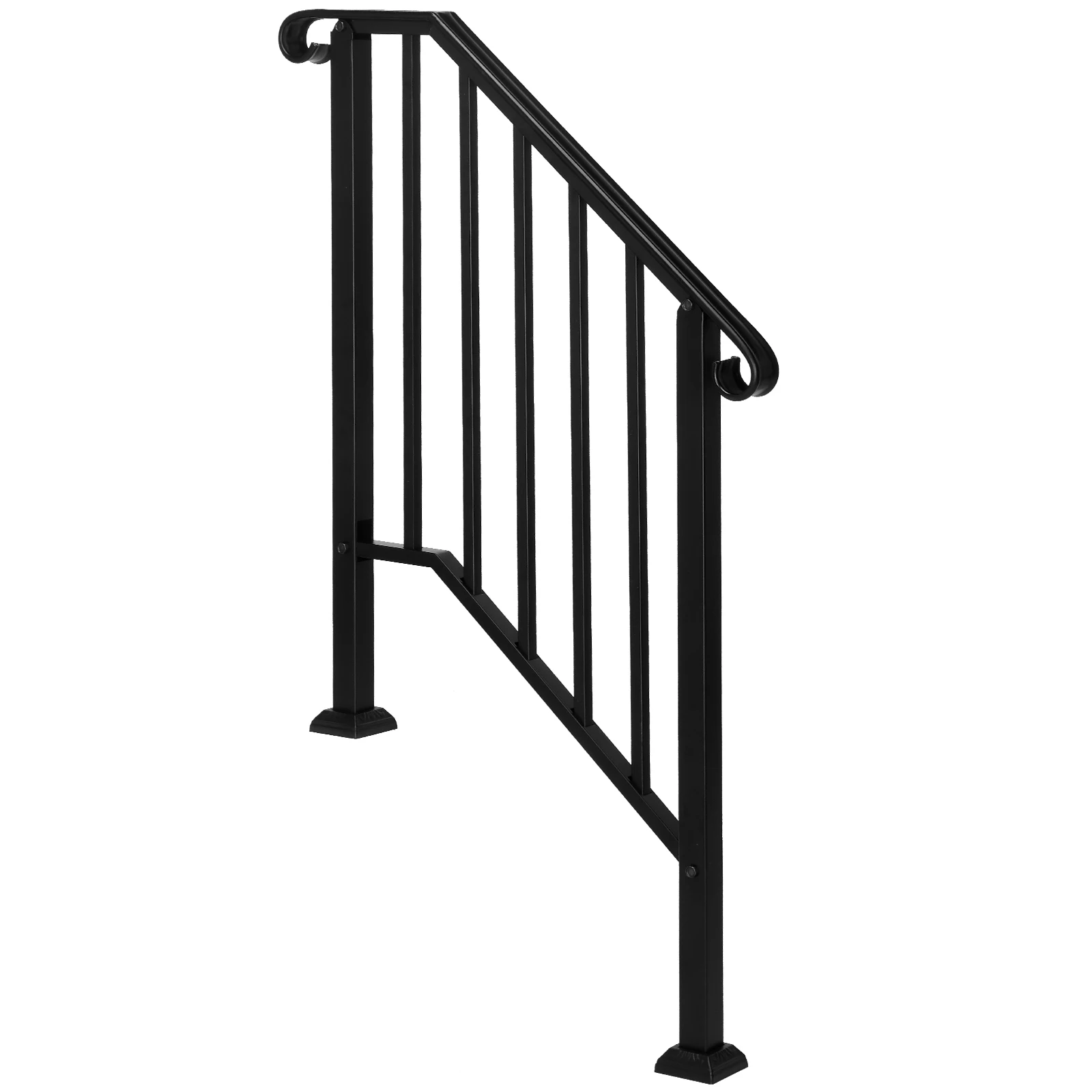 Outdoor Furniture Matte Black Outdoor 2-Step Iron Handrail Black
Outdoor Furniture Matte Black Outdoor 2-Step Iron Handrail Black