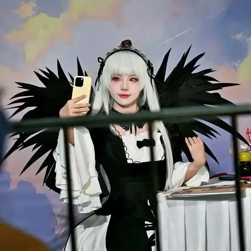 Sui Gin Tou Black Wing Comic Rozen Maiden Versatile Style Fashion Show Photography Costumes Accessories Bar Nightclub Props
Sui Gin Tou Black Wing Comic Rozen Maiden Versatile Style Fashion Show Photography Costumes Accessories Bar Nightclub Props
