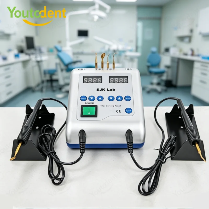 Dental Electric Wax Carving Pencil - Double Pen Digital Waxer Machine with 6 Tips for Dental Lab Wax Modeling
Dental Electric Wax Carving Pencil - Double Pen Digital Waxer Machine with 6 Tips for Dental Lab Wax Modeling