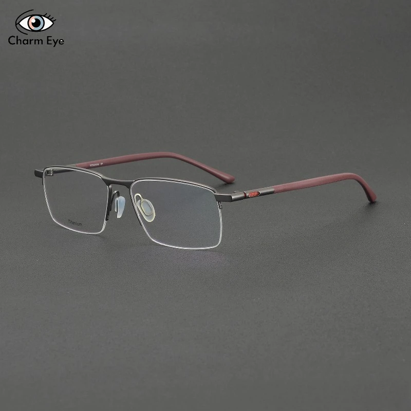 New Men Pure Titanium Myopia Glasses Frame High-end Square Half Frame IP Electroplated Optical Anti Blue Light Business Eyeglass
New Men Pure Titanium Myopia Glasses Frame High-end Square Half Frame IP Electroplated Optical Anti Blue Light Business Eyeglass