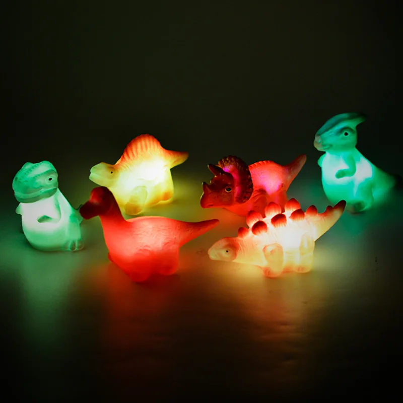 6 шт./компл., светящаяся игрушка с маленькими динозаврами, детская игрушка для игры в воду, светящийся датчик жидкой воды, многоразовая детская игрушка для ванны, забавная атмосфера 
6 шт./компл., светящаяся игрушка с маленькими динозаврами, детская игрушка для игры в воду, светящийся датчик жидкой воды, многоразовая детская игрушка для ванны, забавная атмосфера