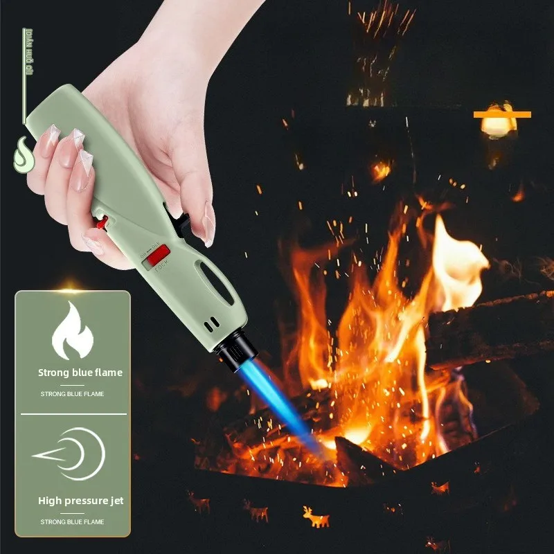 Outdoor Household Kitchen Ignition Gun High Flame Straight Jet Windproof Refillable Butane Gas Lighter Portable Ignition Tool
Outdoor Household Kitchen Ignition Gun High Flame Straight Jet Windproof Refillable Butane Gas Lighter Portable Ignition Tool