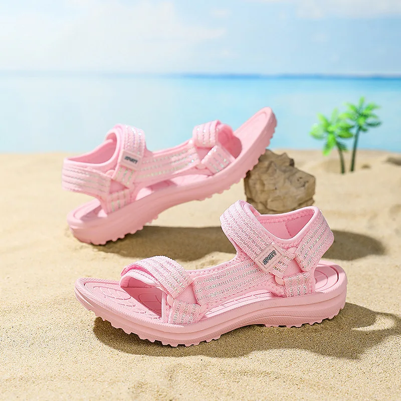 Girls Sandals Summer Children Open Toe Beach Sandals Lightweight Breathable Anti-slip Outdoor Kids Fashion Casual Walking Shoes
Girls Sandals Summer Children Open Toe Beach Sandals Lightweight Breathable Anti-slip Outdoor Kids Fashion Casual Walking Shoes