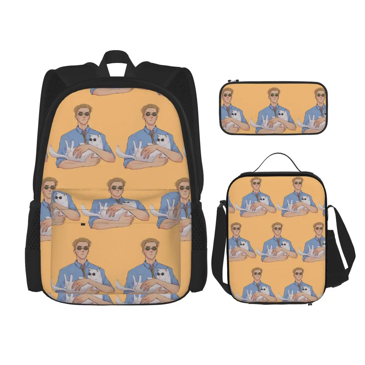 Nanami Kento Jujutsu Kaisen Backpacks Children Bookbag School Bags Rucksack Lunch Bag Pen Bag Three-Piece Set
Nanami Kento Jujutsu Kaisen Backpacks Children Bookbag School Bags Rucksack Lunch Bag Pen Bag Three-Piece Set