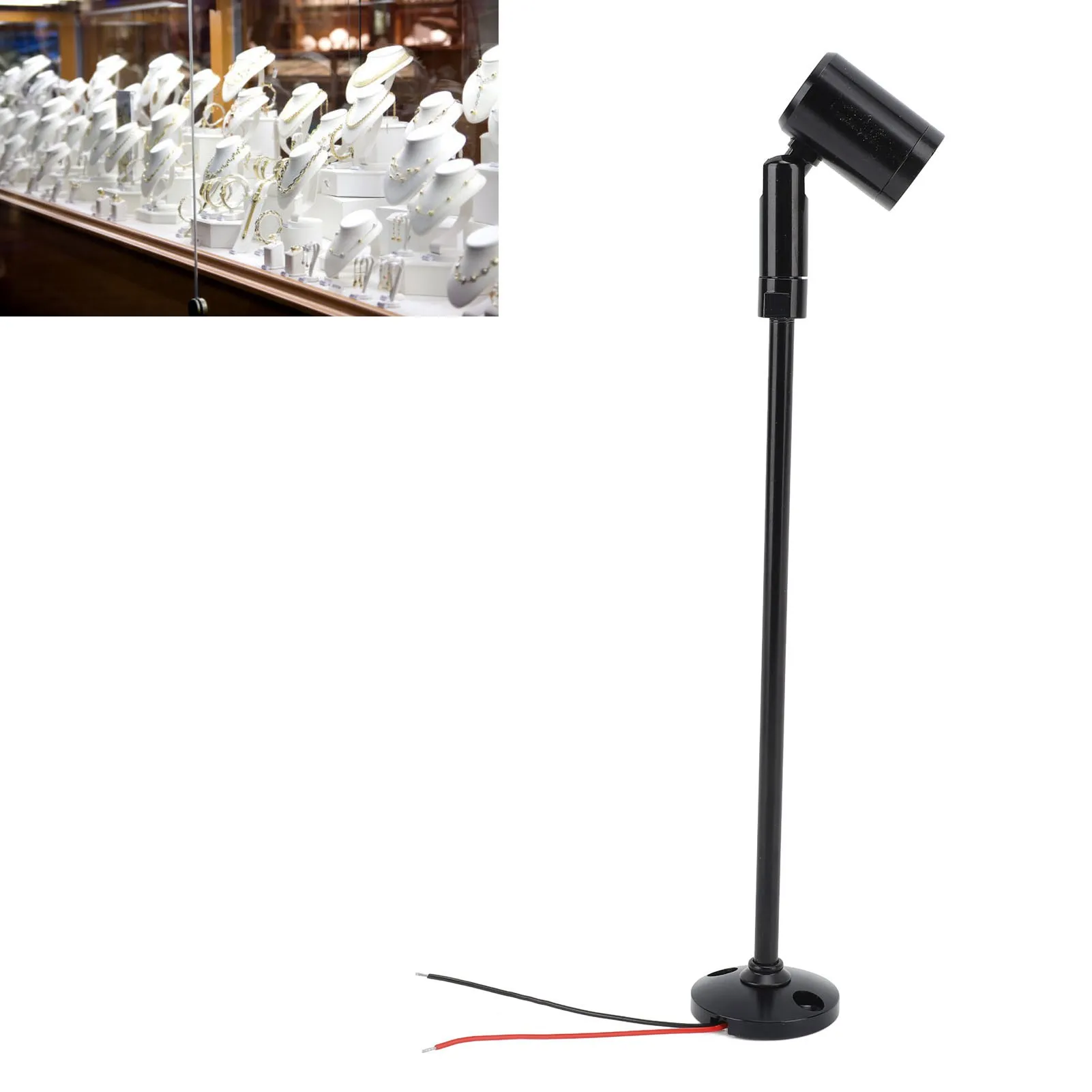 ZK30 LED Mini Spotlight Jewelry Showcase Display Lights DC12V Upright Mini Display Cabinet Light Eye Care Stable Heat Dissipatio
ZK30 LED Mini Spotlight Jewelry Showcase Display Lights DC12V Upright Mini Display Cabinet Light Eye Care Stable Heat Dissipatio