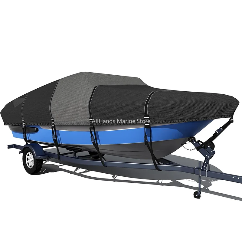 Custom Heavy Duty 600D Polyester Boat Cover Waterproof UV Protection Outdoor Trailer Boat Cover 16-18.5 Foot
Custom Heavy Duty 600D Polyester Boat Cover Waterproof UV Protection Outdoor Trailer Boat Cover 16-18.5 Foot