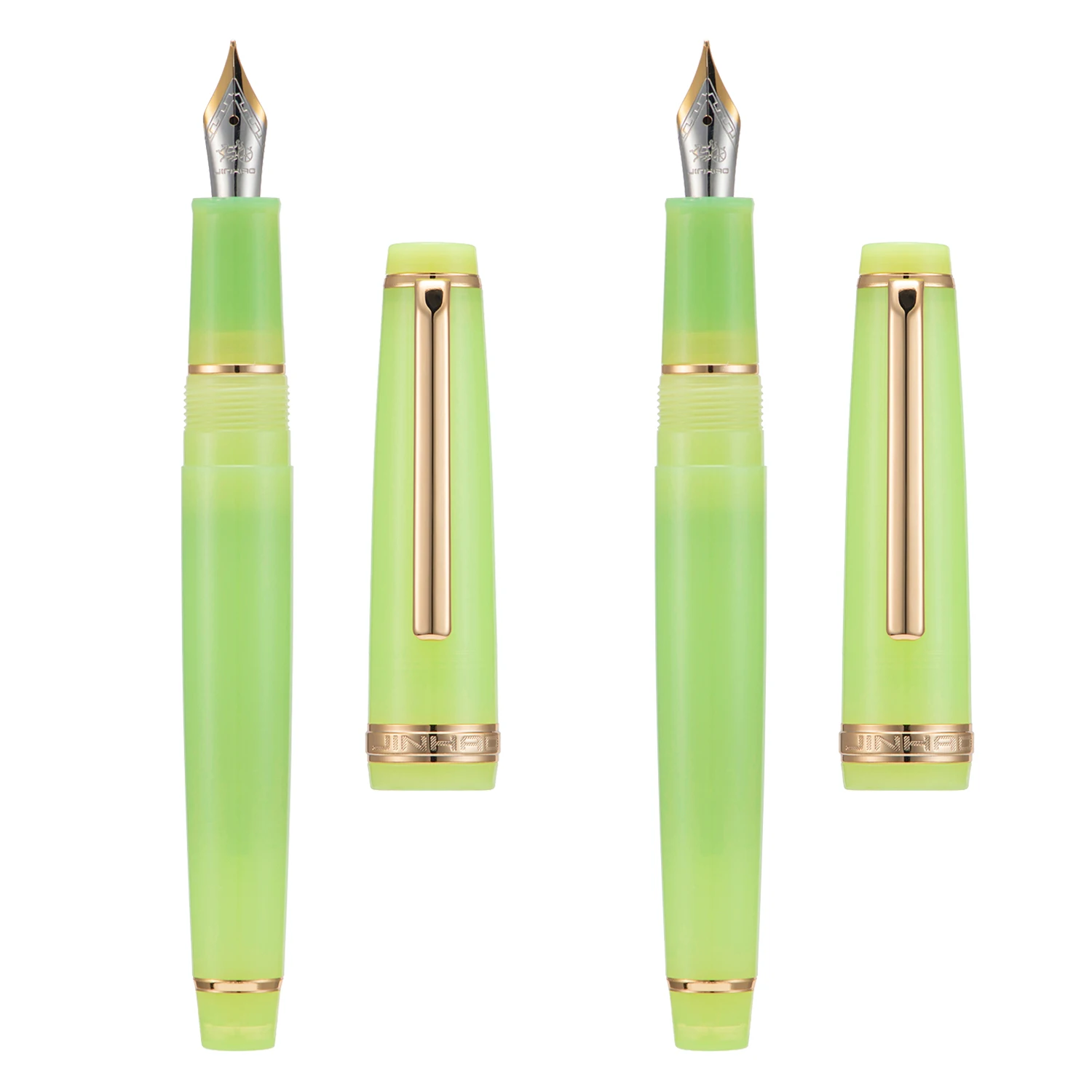 Перьевая ручка Jinhao 82 из смолы, набор наконечников EF & F для письма с преобразователем чернил, прозрачная зеленая с золотым зажимом, 2 шт.
Перьевая ручка Jinhao 82 из смолы, набор наконечников EF & F для письма с преобразователем чернил, прозрачная зеленая с золотым зажимом, 2 шт.