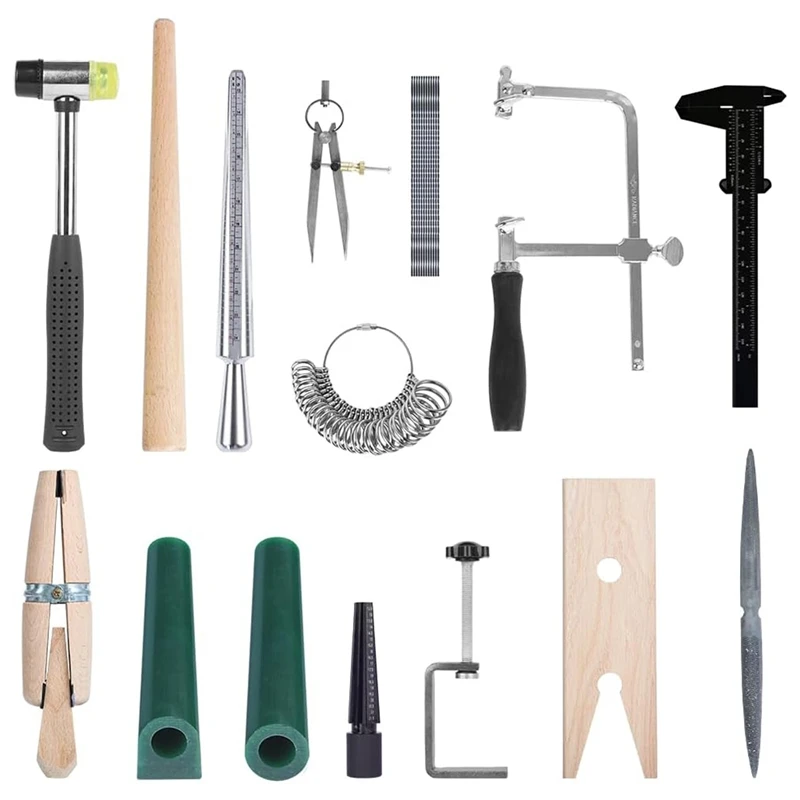 AT43-Jewelry Wax Ring Sizer Carving Tool Kit Ring Wax Making Mold Kit Jewelry Wax Tube Jewelers Wax Saw Frame Wax File Ring
AT43-Jewelry Wax Ring Sizer Carving Tool Kit Ring Wax Making Mold Kit Jewelry Wax Tube Jewelers Wax Saw Frame Wax File Ring