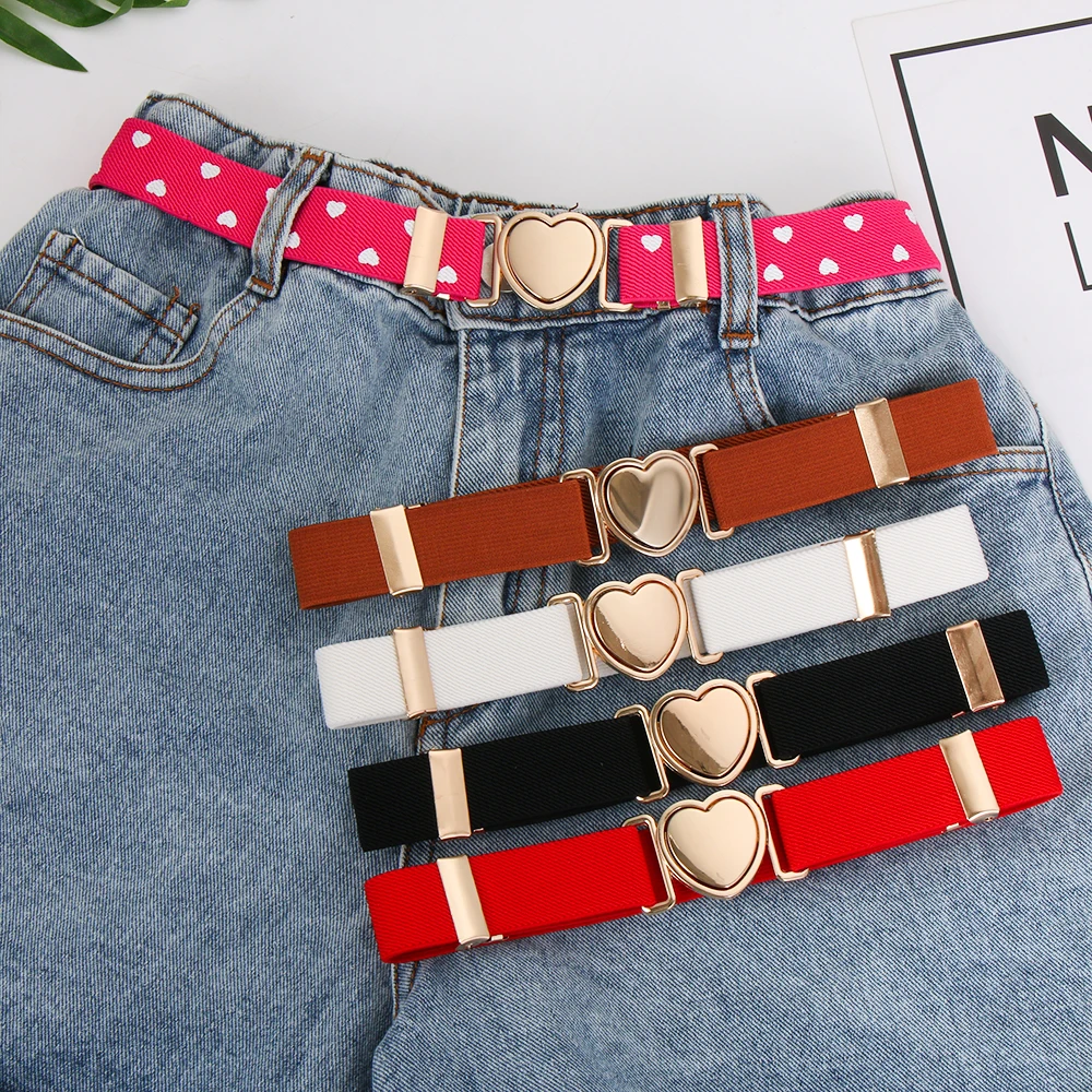 Teen Adjustable Stretch Heart Belt Dresses Girls Waist Belt Elastic Belts
Teen Adjustable Stretch Heart Belt Dresses Girls Waist Belt Elastic Belts