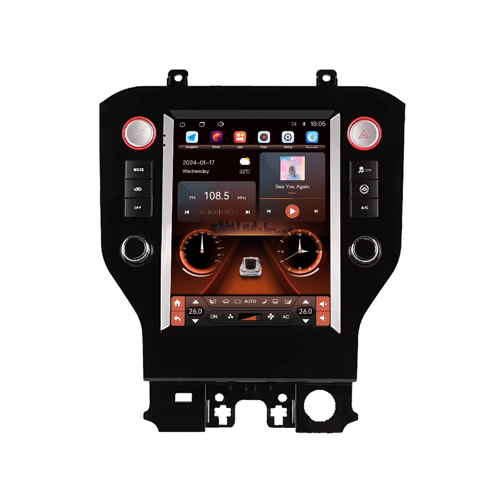 ZAIQU Top GPS From Android 13 and 10.4 Inch Car Stereo Radio Video Play Car Play Multimedia Navigation for Ford Mustang 2015-201
ZAIQU Top GPS From Android 13 and 10.4 Inch Car Stereo Radio Video Play Car Play Multimedia Navigation for Ford Mustang 2015-201