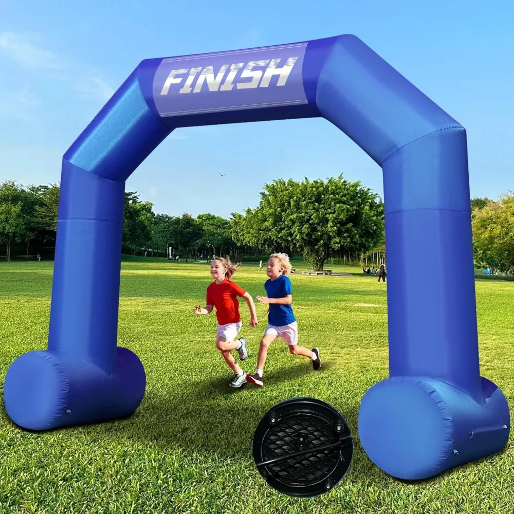 13ft Inflatable Arch with Start Finish Line Banners and Buit-in Air Blower, Blue Hexagon Outdoor Inflatable Archway for Race Sch
13ft Inflatable Arch with Start Finish Line Banners and Buit-in Air Blower, Blue Hexagon Outdoor Inflatable Archway for Race Sch