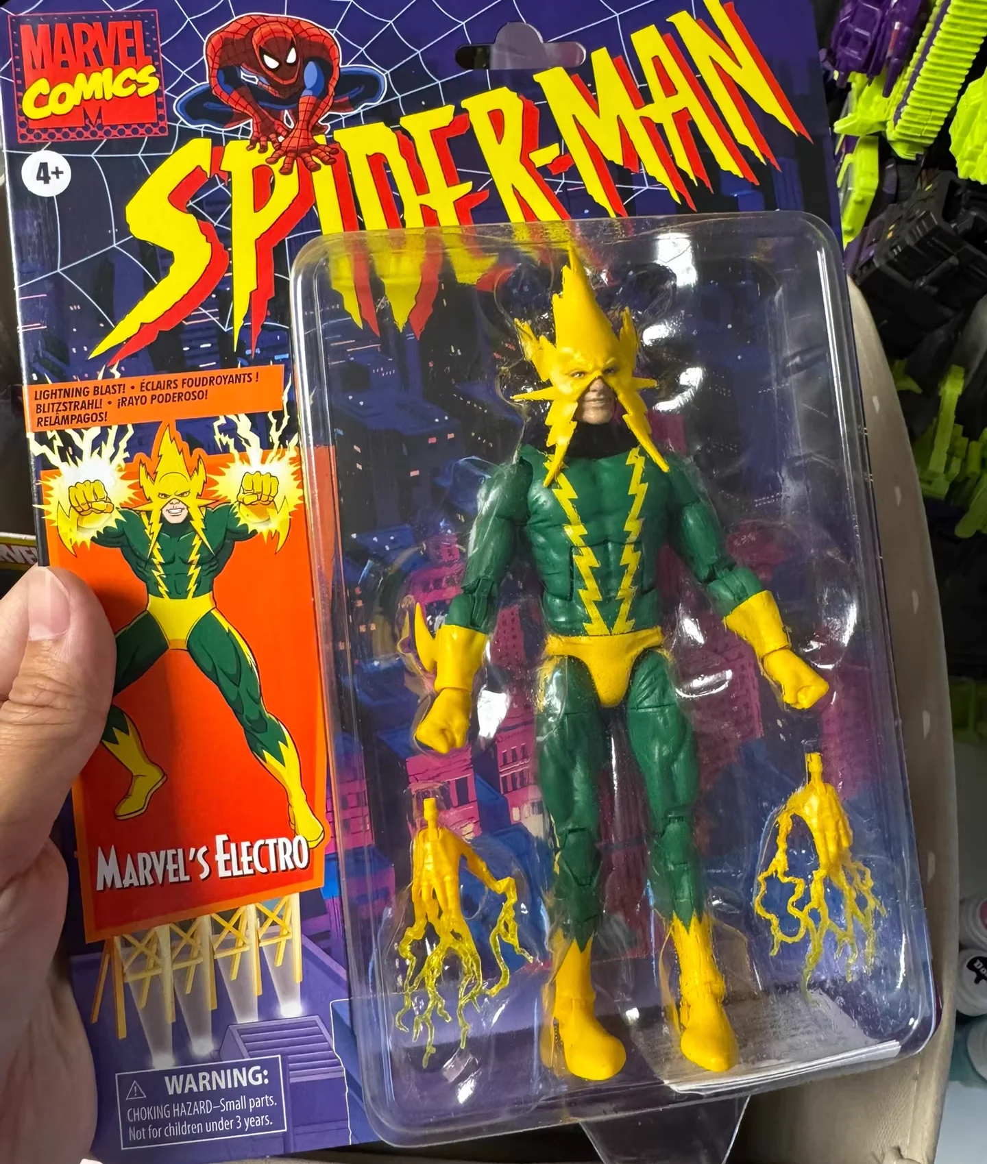 Коллекционная фигурка Marvel Legends Spider-Man Electro, 6 дюймов, аниме-стиль, модель-статуэтка, игрушка, украшение, подарок
Коллекционная фигурка Marvel Legends Spider-Man Electro, 6 дюймов, аниме-стиль, модель-статуэтка, игрушка, украшение, подарок