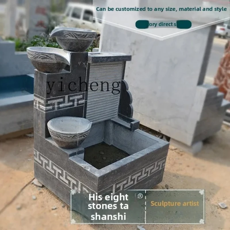 W-7 stone waterscape creative flowing water landscape flower pool pond fish planting flower indoor fountain pond courtyard
W-7 stone waterscape creative flowing water landscape flower pool pond fish planting flower indoor fountain pond courtyard